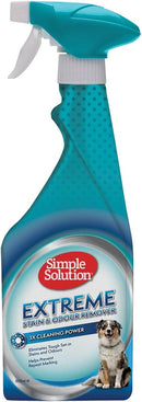 Simple Solution Extreme Dog Stain and Odour Remover, Enzymatic Cleaner with 3X Pro-Bacteria Cleaning Power - 500ml