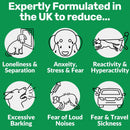 NutriPaw Calming Treats For Dogs - Reduce Stress, Fear, Separation, Barking, Hyperactivity, Reactivity, Aggression, Travel - Calm without Drowsiness dogs