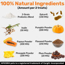 Subscribe & Save NutriPaw Pre, Pro & Postbiotic Digestive Treats For Dogs - Gut Health, Sensitive Tums, Anal Glands, Scooting, Loose Stools, Smelly, Itchy Ears, Great