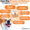 NutriPaw Pre & Probiotic Treats For Dogs - Gut & Digestive Health, Sensitive Tums, Anal Glands & Bum Scooting, Loose Stools, Waxy, Smelly & Itchy Ears, Digestive Enzymes - Twin Value Pack