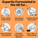 NutriPaw Pre, Pro & Postbiotic Digestive Treats For Dogs - Gut Health, Sensitive Tums, Anal Glands, Scooting, Loose Stools, Smelly, Itchy Ears, Great for all dogs