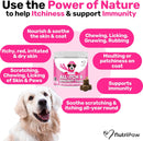 NutriPaw Itchy, Sensitive Dog Bundle - Soft Chews To Soothe Itchy Paws, Eyes, Ears, Skin - Probiotics for Bum Scooting, Gunky Ears, Gut Health & Anal Glands - Great for all dogs Visit the NutriPaw Store