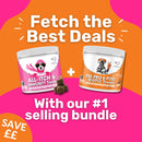 NutriPaw Itchy, Sensitive Dog Bundle - Soft Chews To Soothe Itchy Paws, Eyes, Ears, Skin - Probiotics for Bum Scooting, Gunky Ears, Gut Health & Anal Glands - Great for all dogs Visit the NutriPaw Store