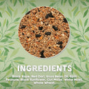 Copdock Mill Wild Bird Seed & Grain Mix 20kg Bag All Year Round High Energy Wild Bird Food 100% Natural Ingredients Including Sunflower Seeds and Peanuts