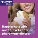 FELIWAY Classic 3 x 30 Day Cat Calming Odourless Refills for Pheromone Diffuser, 3 x 48ml - Helps Solve Common Signs of Stress in Cats & Kittens, Veterinary Recommended, Drug-free, Clinically Proven