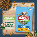 Bakers Adult Dry Dog Food Chicken and Veg 14 kg, Packaging May Vary