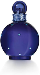 Britney Spears Midnight Fantasy 100 ml – Eau de Parfum for Women – Floral Amber Fruity Fragrance – Notes of Exotic Plum, Velvet Iris and Amber – Midnight Blue Bottle