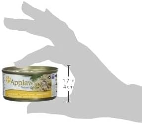 Applaws 100% Natural Wet Cat Food, Chicken Breast in Broth 70 g Tin, 24 x 70 g Tins
