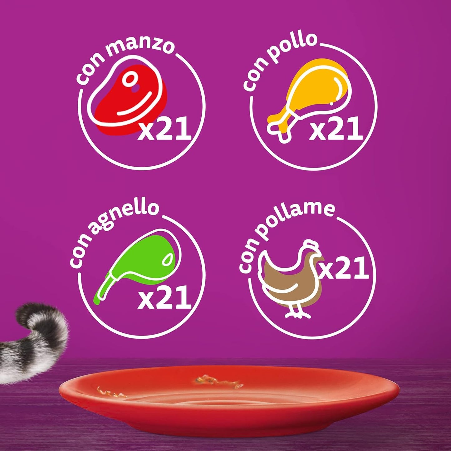 Whiskas 1+ Adult Classic Selection in Gravy | 84 x 85g Megapack