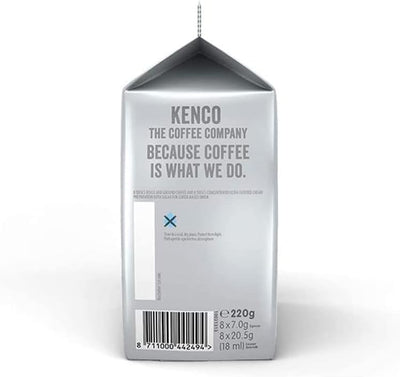 Tassimo Kenco Flat White Coffee Pods - 10 Packs (Total 80 Flat White Milky Coffee Drinks)