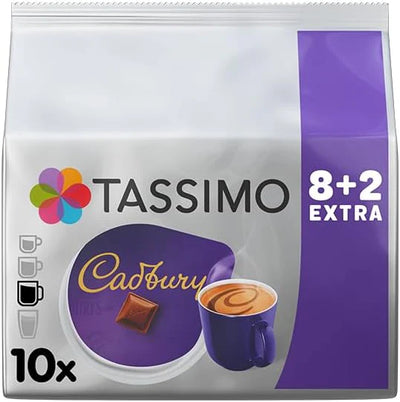 Tassimo Cadbury Hot Chocolate Pods x10 (Pack of 5, Total 50 Drinks)