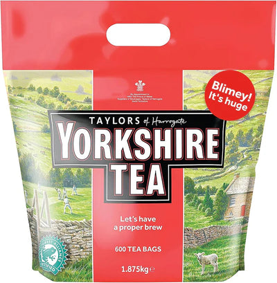 Yorkshire Tea, Total 600 Tea Bags, (Pack of 1.875 kg)