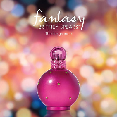Britney Spears Fantasy Eau de Parfum Spray, 100ml, Fresh Gourmand Fragrance, Celebrity Perfume for Women