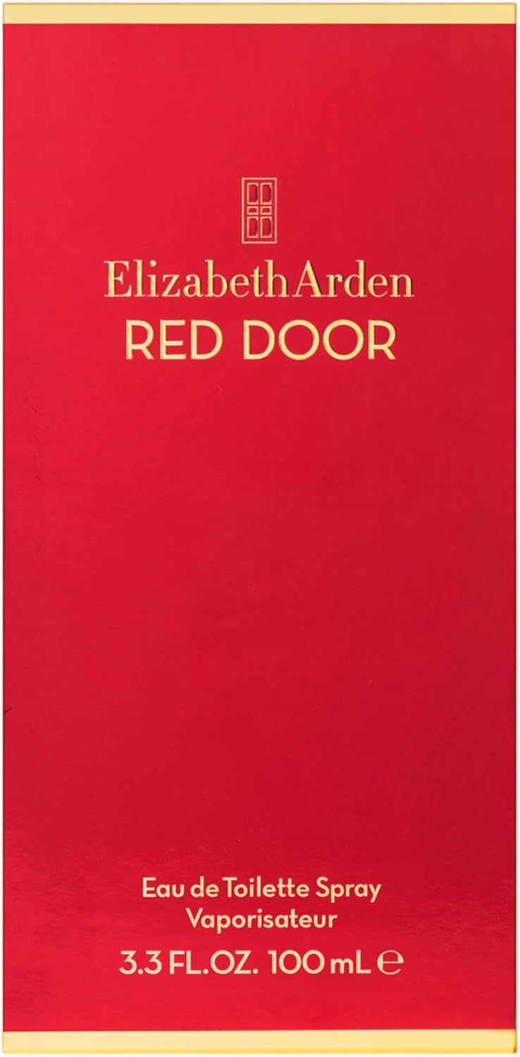 Elizabeth Arden Red Door Eau de Toilette Spray, 100ml, floral woody perfume, luxury fragrance for women
