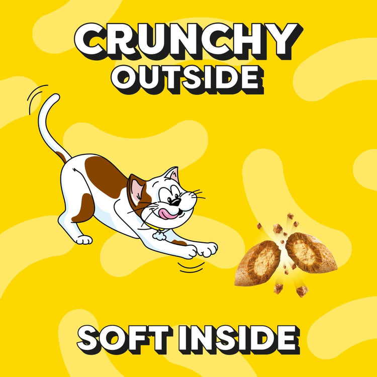 DREAMIES - Cat Treats - 12 x 60g - Multipack Biscuits - Variety Snack Box - 12 Pouches