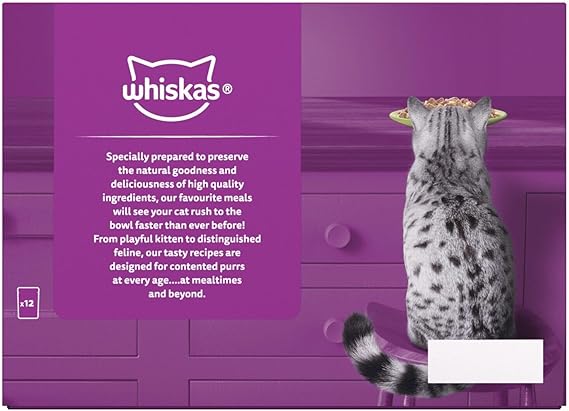 Whiskas 1+ Adult Mixed Menu in Jelly | 144 x 85g Bulk Megapack