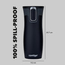 Contigo West Loop Autoseal Travel Mug, Stainless Steel Thermal Mug, Vacuum Flask, Leakproof Tumbler, Coffee Mug with BPA Easy-Clean Lid
