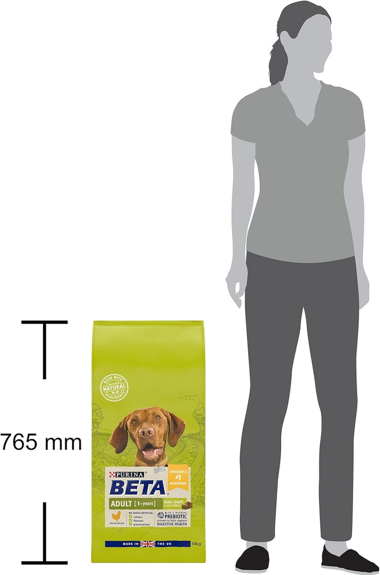 Beta Adult Rich In Chicken, Dry Dog Food 14Kg