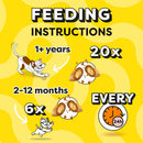 DREAMIES - Cat Treats - 12 x 60g - Multipack Biscuits - Variety Snack Box - 12 Pouches