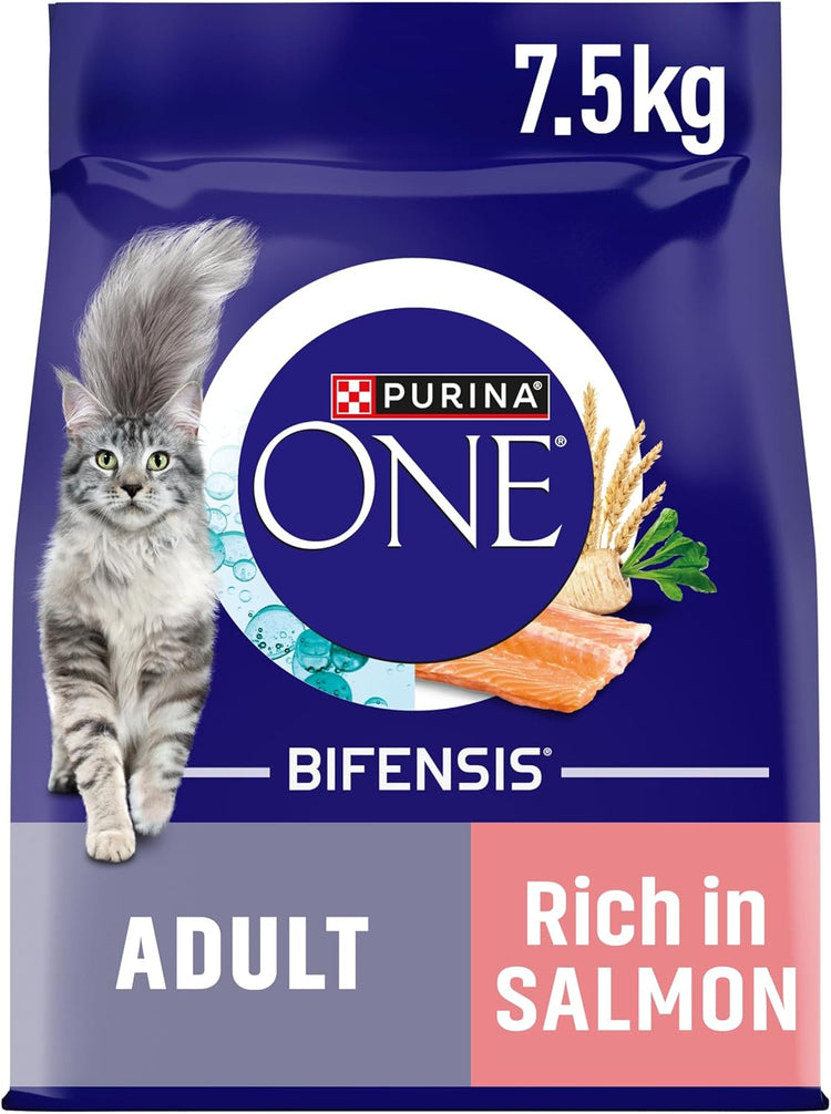 PURINA ONE Bifensis Adult Dry Cat Food Salmon 7.5kg Pack