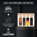 Bella Vita Luxury Long Lasting Perfume Gift Set for Man | 4x20ml | Gifts for Men | Woody, Citrusy, Oud, Premium Fragrance Scent | KLUB, OUD, CEO, G.O.A.T