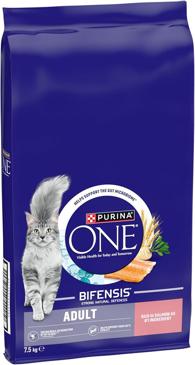 PURINA ONE Bifensis Adult Dry Cat Food Salmon 7.5kg Pack
