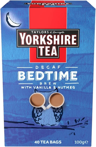 Yorkshire Tea Bedtime Brew Tea Bags, 4 Boxes of 40 Tea Bags (Total 160 Bags)