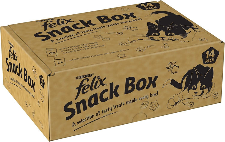 FELIX Mixed Snack Box Cat Treats 810g