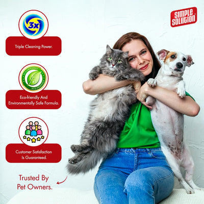 Simple Solution Extreme Dog Stain and Odour Remover, Enzymatic Cleaner with 3X Pro-Bacteria Cleaning Power - 500ml