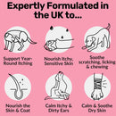 NutriPaw All-Itch Immunity Treats For Dogs - Soothe Itchy Paws, Eyes, Ears, Skin - Stop Itching, Licking, Scratching - Perfect for Small, Medium & Large Dogs - Supports Seasonal Itching