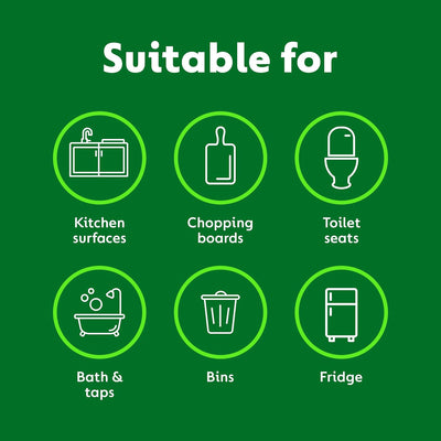 Dettol Antibacterial Cleansing Surface Wipes, Fragrance Free, 756 Wipes (126 x 6pck) Large Value, Disinfectant, Home Hygiene, Biodegradable, Kills 99.9 Percent of Germs