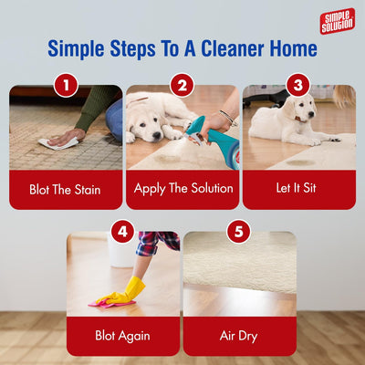 Simple Solution Extreme Dog Stain and Odour Remover, Enzymatic Cleaner with 3X Pro-Bacteria Cleaning Power - 500ml