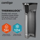 Contigo West Loop Autoseal Travel Mug, Stainless Steel Thermal Mug, Vacuum Flask, Leakproof Tumbler, Coffee Mug with BPA Easy-Clean Lid