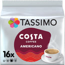 Tassimo Costa Americano Coffee Pods - 10 Packs (160 Drinks)
