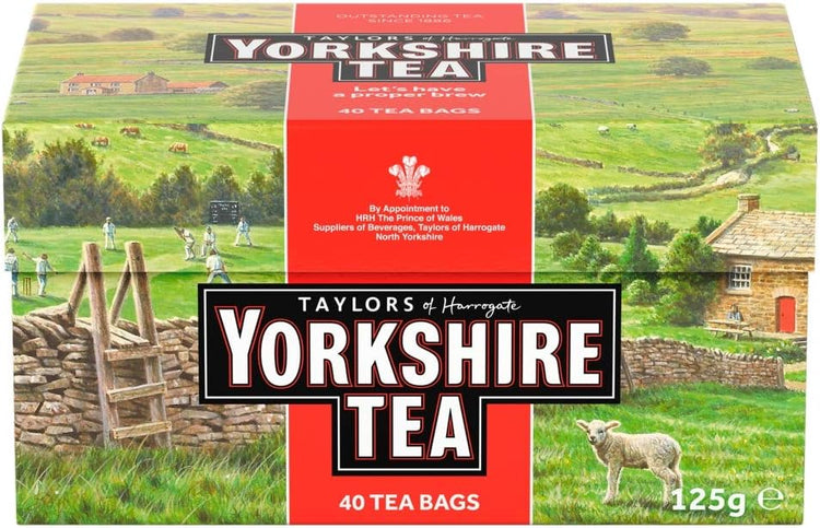 Yorkshire Tea, 5 Boxes of 40 Tea Bags, (Total 200 Bags)