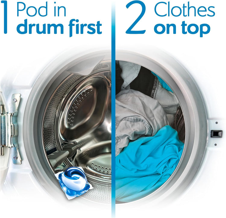 Fairy Non Bio Pods Washing Liquid Laundry Capsules, Fairy Pods, 120 Washes, Platinum With Extra Stain Removal For Sensitive Skin