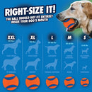 ChuckIt! Ultra Ball Dog Toy Chuckit Bucket Durable Rubber Dog Ball and Bucket High Bounce Floating Chuck It Launcher Compatible Toy Balls For Dogs with Carrier, 8 Pack, Medium