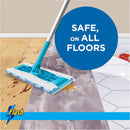 Flash Speedmop Wet Floor Cleaning Wipes, 48 Cloths (24x2), Antibac Lemon Multi-Surface, Trap & Lock Daily Dirt, Grease & Grime Without Getting Down On Your Knees
