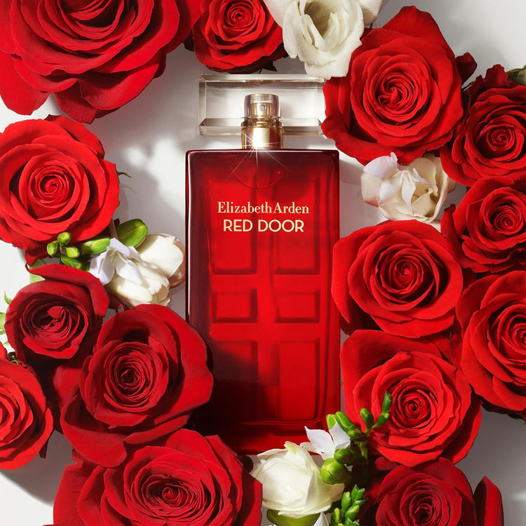 Elizabeth Arden Red Door Eau de Toilette Spray, 100ml, floral woody perfume, luxury fragrance for women