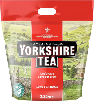 Yorkshire Tea Traditional 1040 Tea Bags 3.25 kg (2 Pack)
