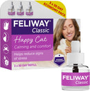 FELIWAY Classic 3 x 30 Day Cat Calming Odourless Refills for Pheromone Diffuser, 3 x 48ml - Helps Solve Common Signs of Stress in Cats & Kittens, Veterinary Recommended, Drug-free, Clinically Proven