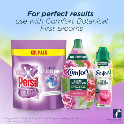Persil Colour Protect 3 in 1 Washing Capsules keeps colours bright outstanding stain removal in quick & cold washes 48 washes