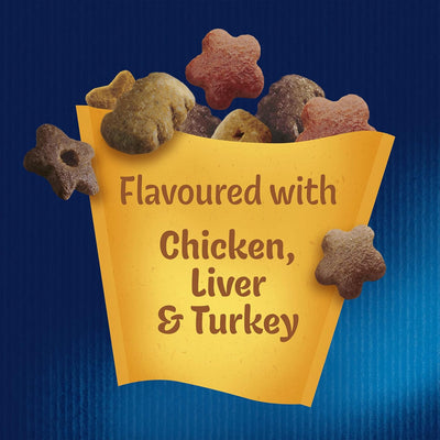 FELIX Goody Bag Original Chicken, Liver and Turkey Cat Treats 330g (Pack of 5)