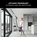 Shark Corded Upright Vacuum Cleaner 1.1L with Lift-Away Technology, Pet Model, LED Headlights, Anti-Allergen, 8m Cord, 750W, Pet, Crevice, Multi-Surface Tools, Red/Black, NV602UKT