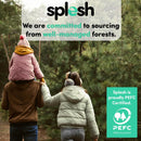 Splesh by Cusheen 3-ply Toilet Roll - Unscented (60 Pack) Soft, Quilted Bulk Toilet Rolls, Toilet Tissue and Loo Rolls – Eco-Friendly Toilet Paper Sustainably Crafted in The UK