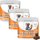 NutriPaw Pre, Pro & Postbiotic Treats For Dogs - Gut & Digestive Health, Sensitive Tums, Anal Glands & Bum Scooting, Loose Stools, Waxy, Smelly & Itchy Ears, Digestive Enzymes