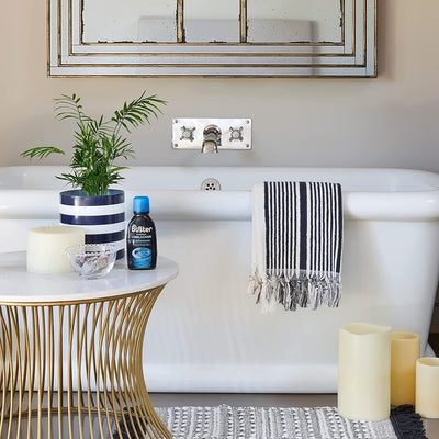 Buster Bathroom Drain Unblocker 300ml, Pack of 2 – Sink Unblocker Removes Hair & Sludge in Showers, Baths & Sinks. Fast-Acting Shower Drain Unblocker Clears Blockages & Slow-Draining Water