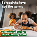 Dettol Antibacterial Cleansing Surface Wipes, Fragrance Free, 756 Wipes (126 x 6pck) Large Value, Disinfectant, Home Hygiene, Biodegradable, Kills 99.9 Percent of Germs