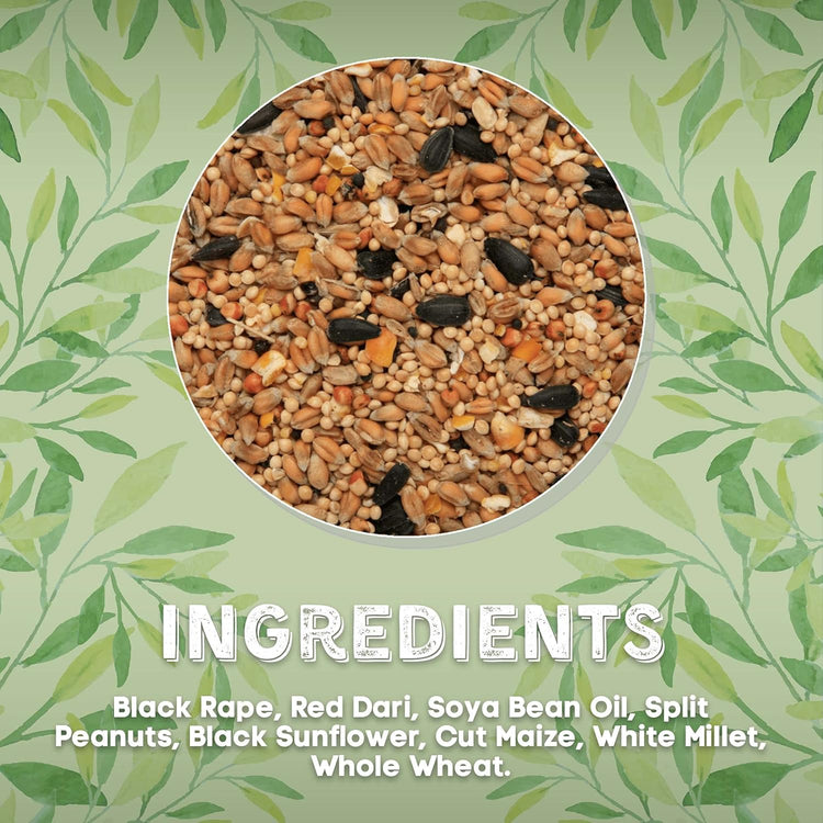 Copdock Mill Wild Bird Seed & Grain Mix 20kg Bag All Year Round High Energy Wild Bird Food 100% Natural Ingredients Including Sunflower Seeds and Peanuts