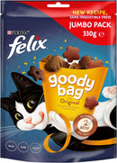 FELIX Goody Bag Original Chicken, Liver and Turkey Cat Treats 330g (Pack of 5)